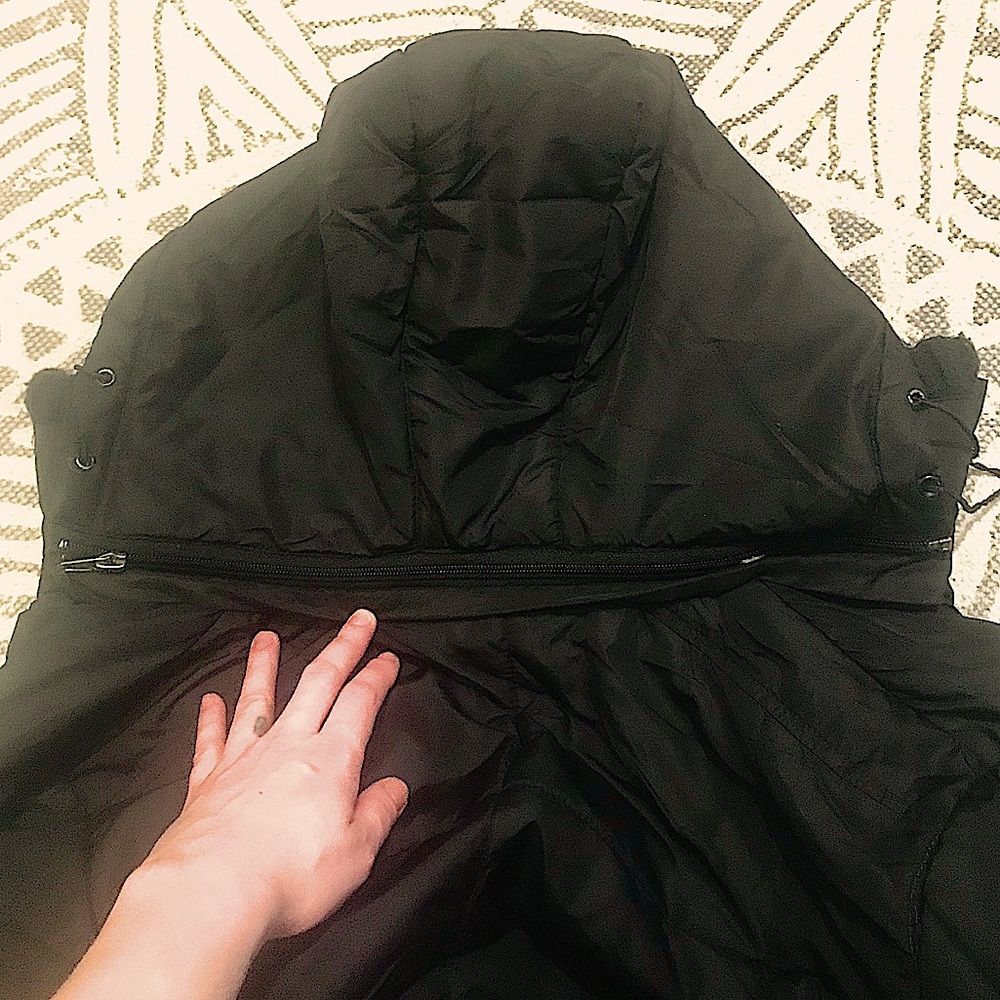 Black Zara Basic Puffer Jacket - Picture 5 of 9
